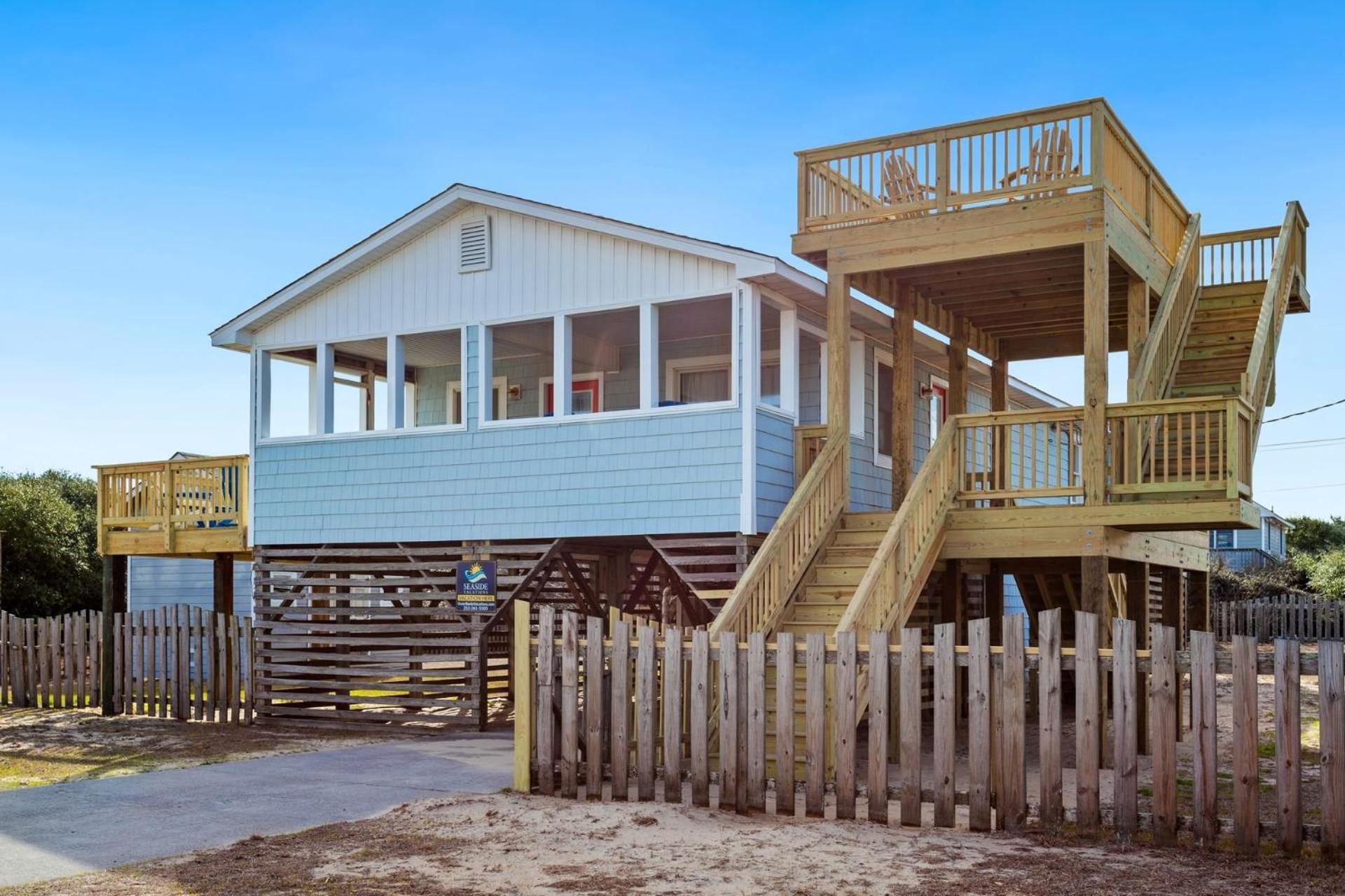 4011 The Dogs House 2 Min Walk To Beach كيتي هوك المظهر الخارجي الصورة